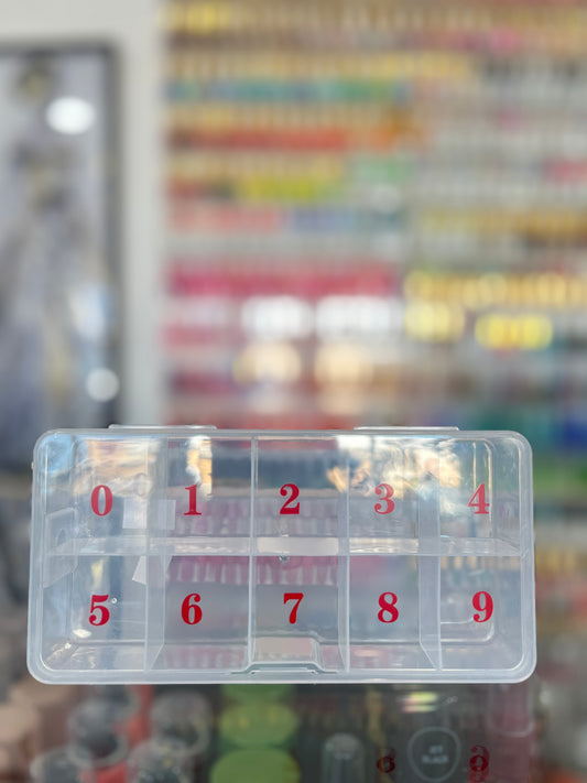 Transparent Nail Art Storage Box