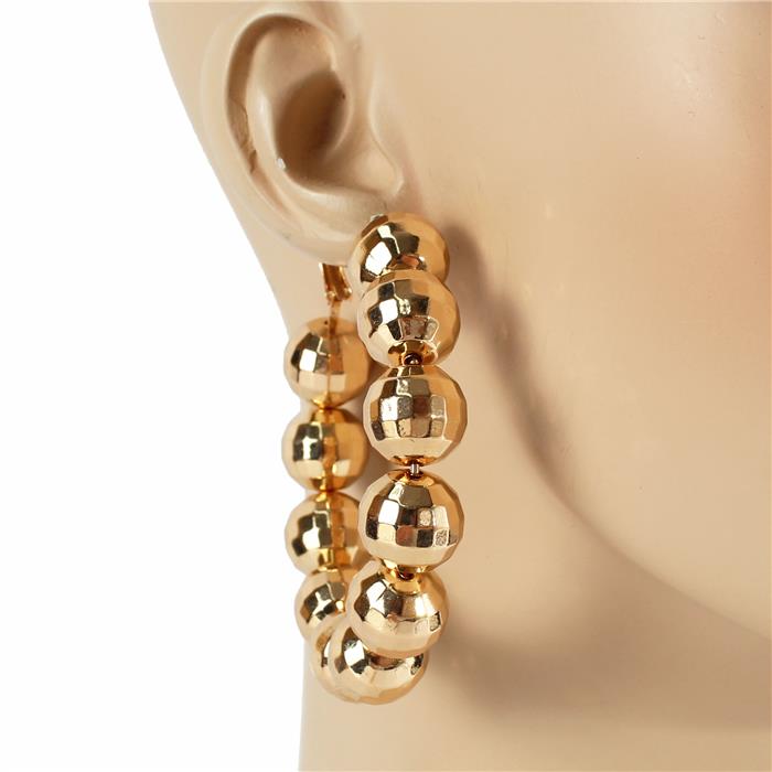 Disco Bubble Hoop Earrings