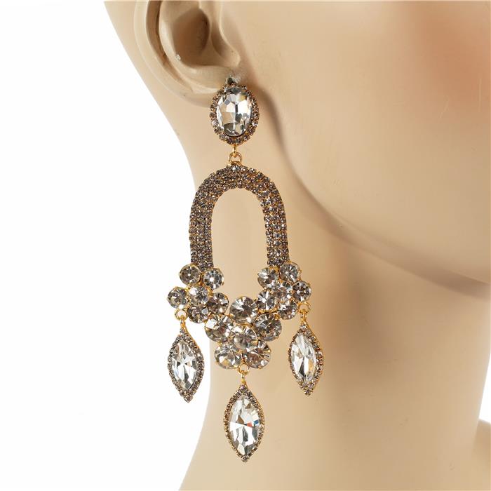 Crystal Chandelier Earring