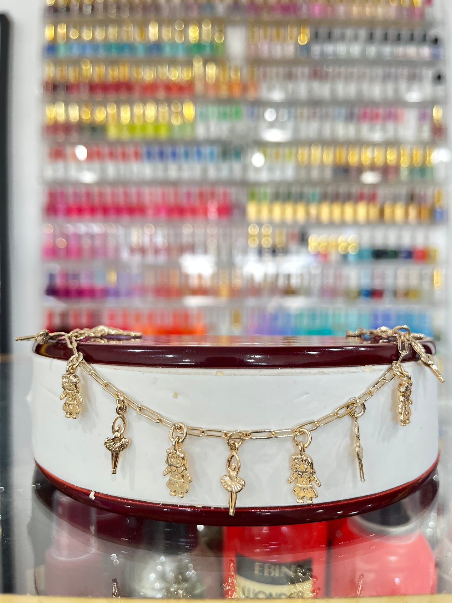 Gold Filled Dancer Doll Anklet