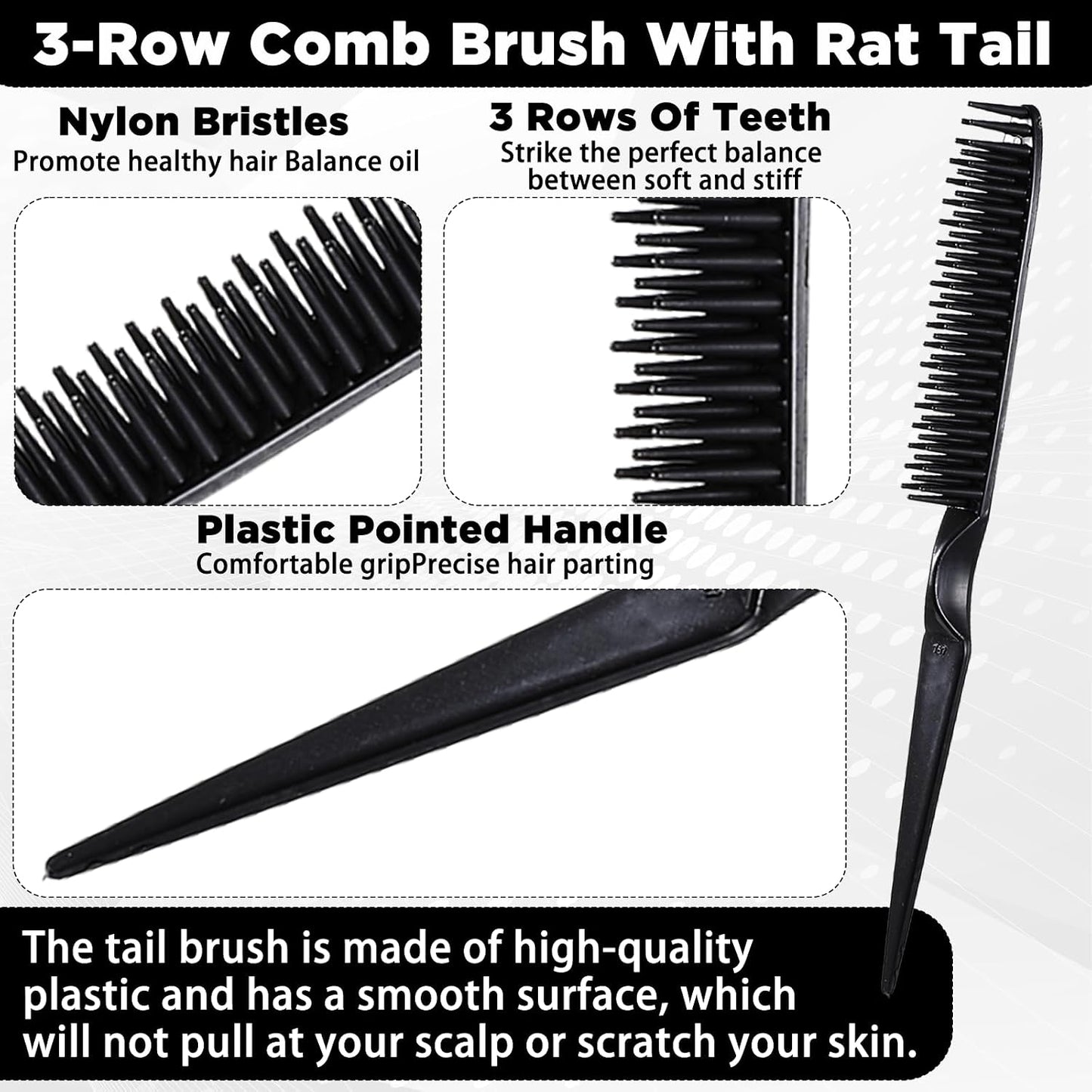 Three Row Comb