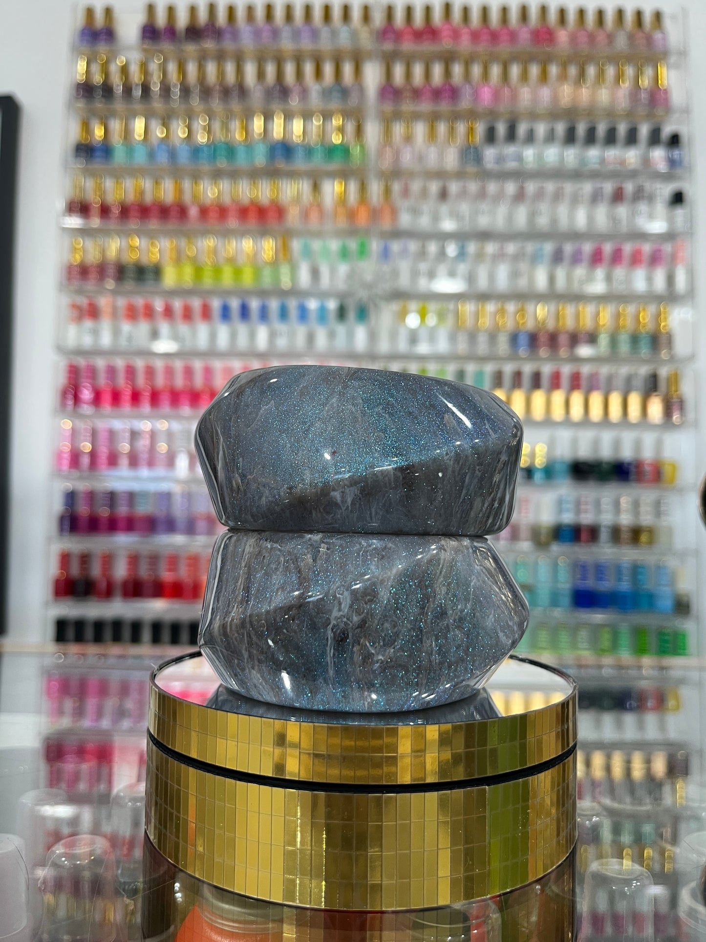 Marble w/ Splash of Dust Bangle