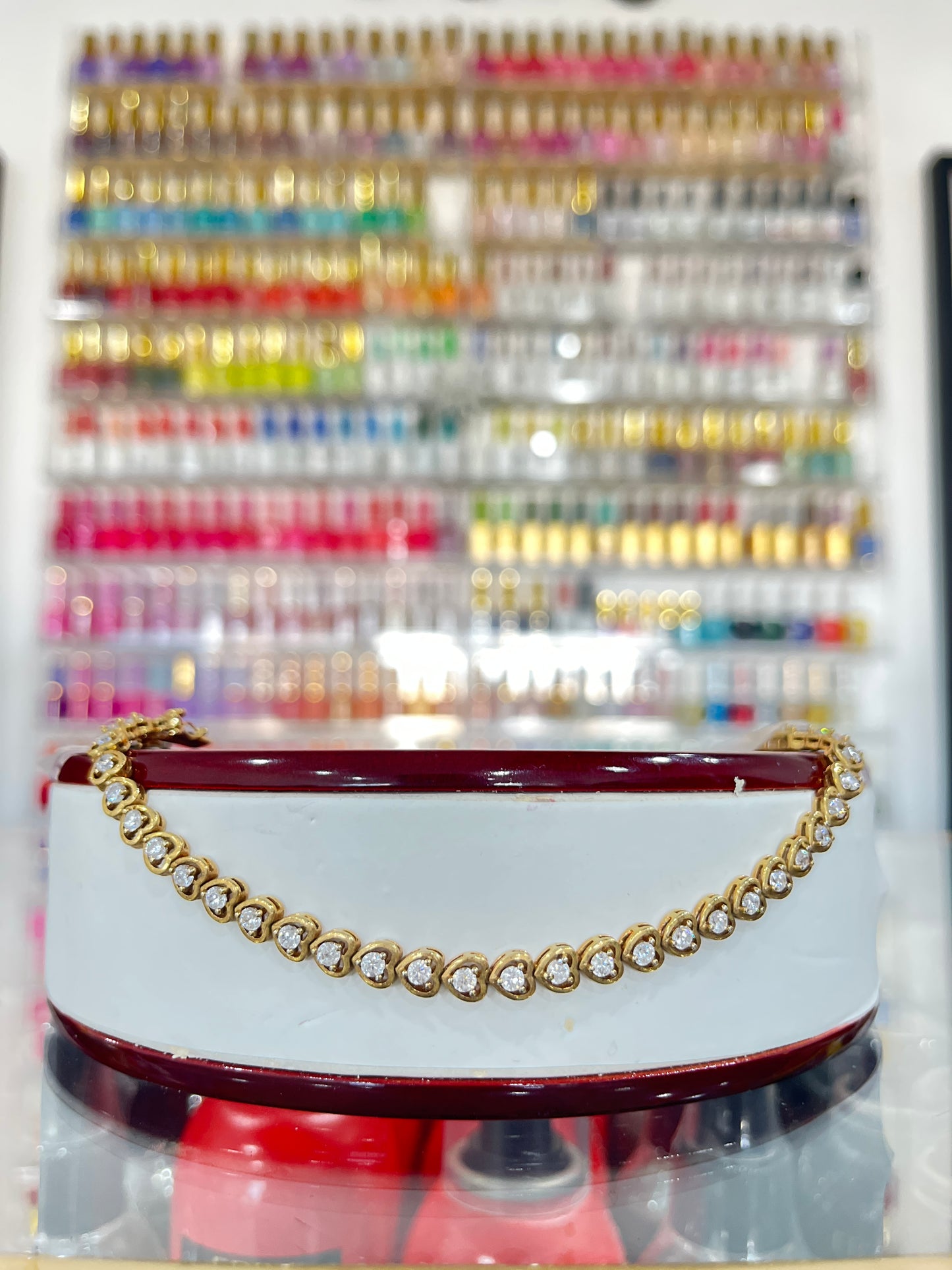 Gold Filled Double Heart Bracelet