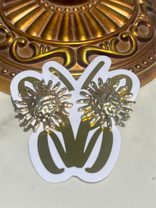 Sunflower Stud Earrings