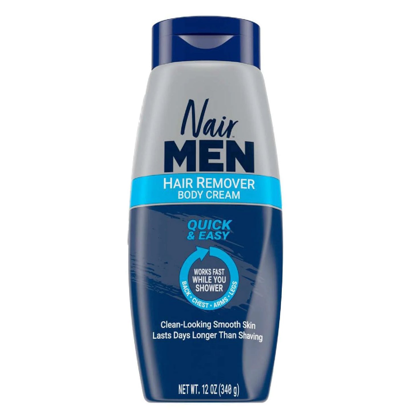 NAIR MEN HAIR REMOVER BODY/SHOWER CREAM 12 OZ