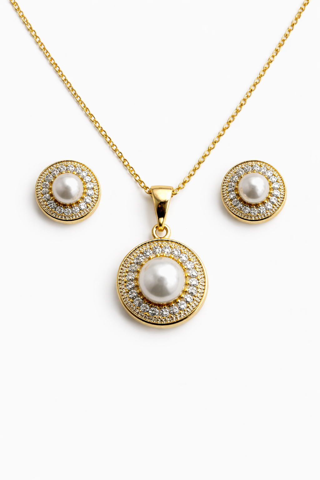 Pearl Diamond Set