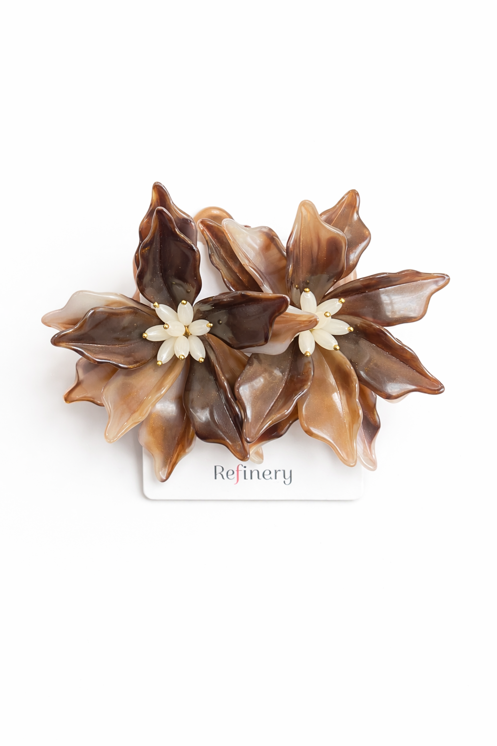 Epoxy Flower Earrings