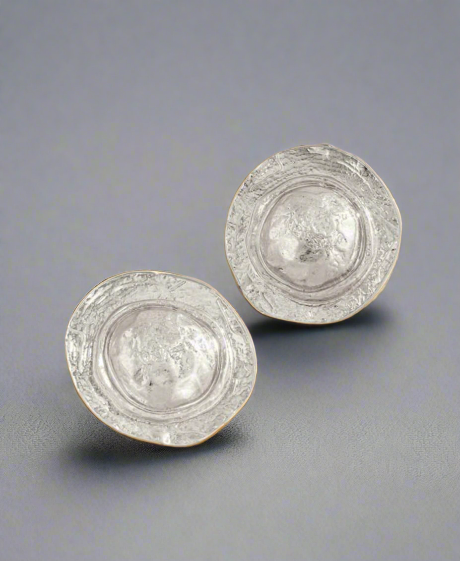 Flat Circle Earrings