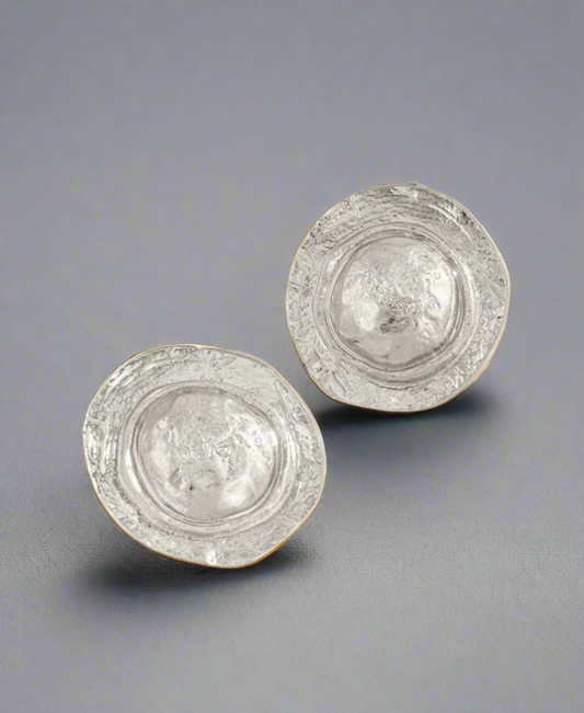 Flat Circle Earrings