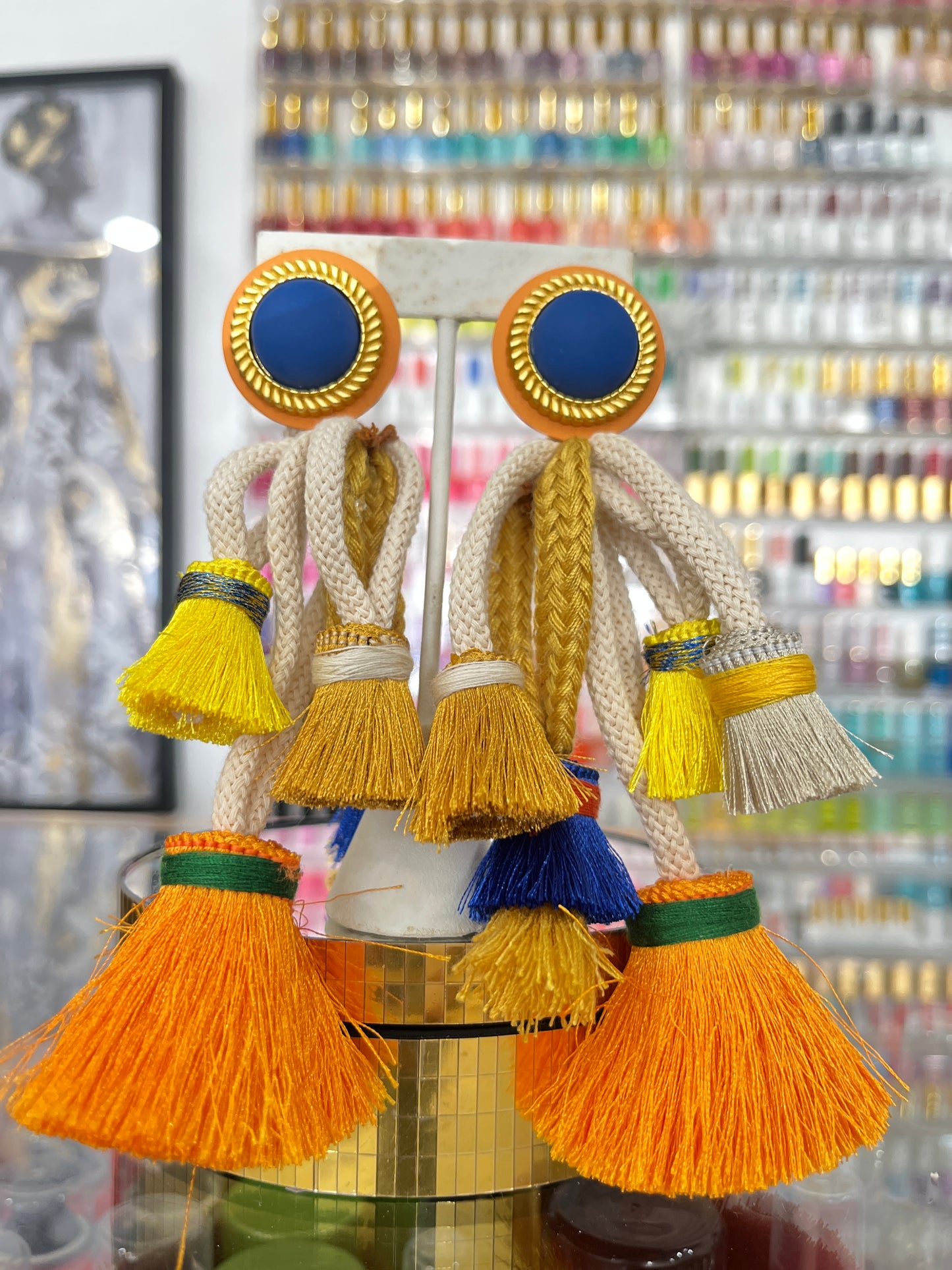 Blue Bohemian Earrings