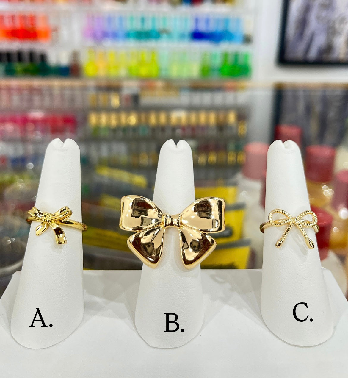 Bow Gold Filled Rings