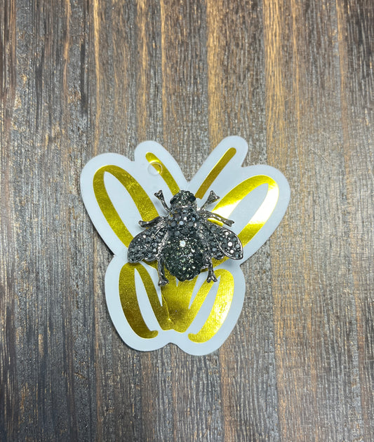Crystal Bee Brooch