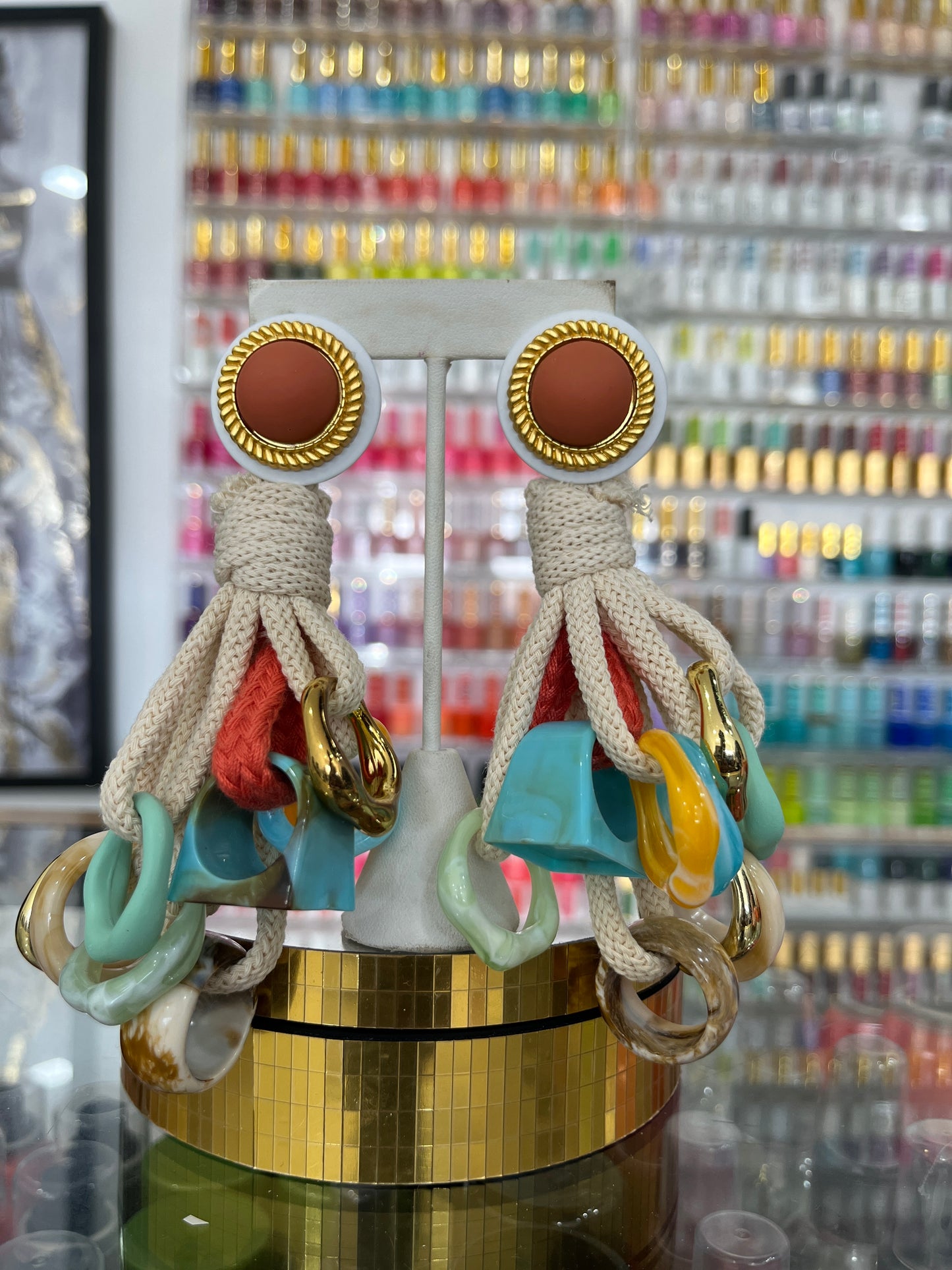 Bohemian Ring Earrings