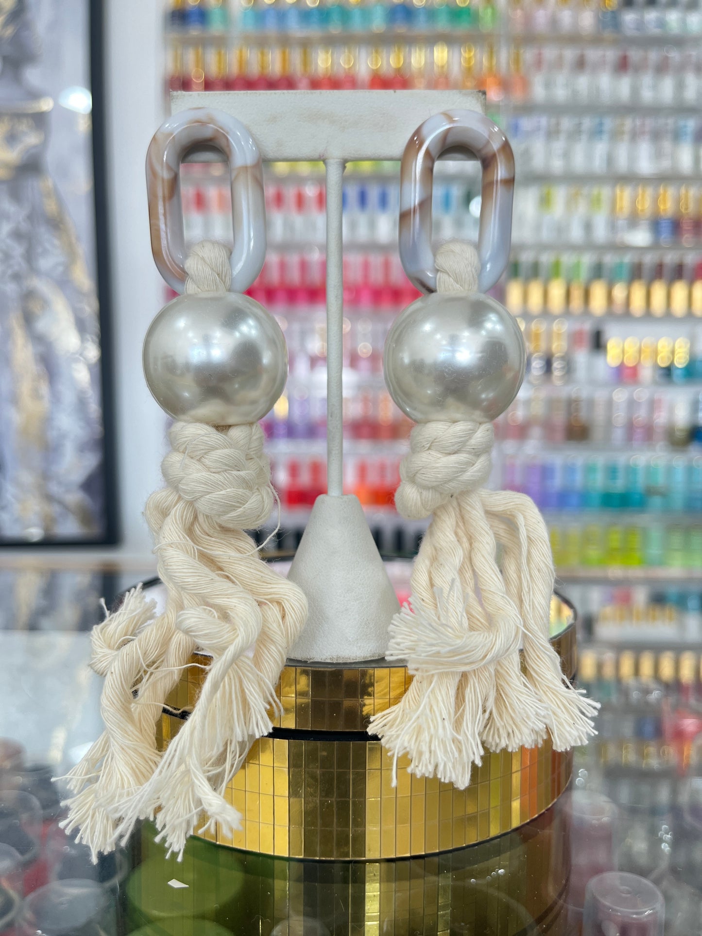 Pearl Rope Bohemian Earrings