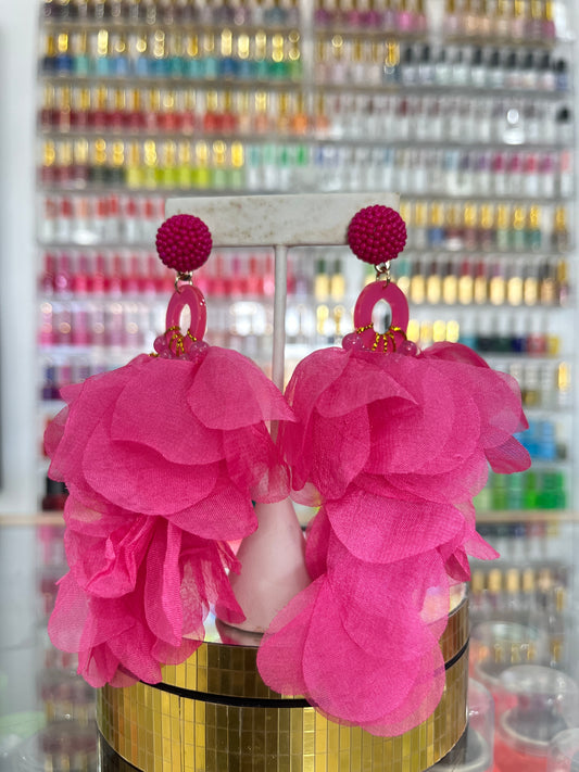 Pink Chandelier Earring