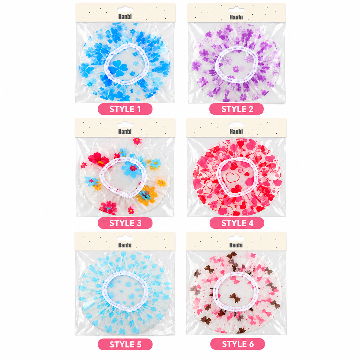 Bathing Caps With Designs
