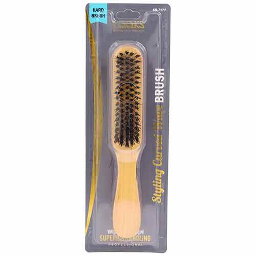 Styling Wave Curved Wood Brush