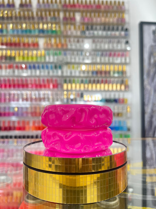 Pink Abstract Bangles