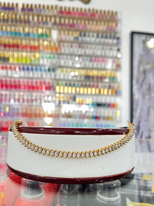 Gold Filled Diamond Bracelet