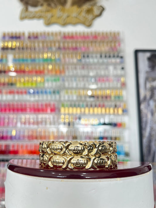 ‘XO’ Fancy Bangles