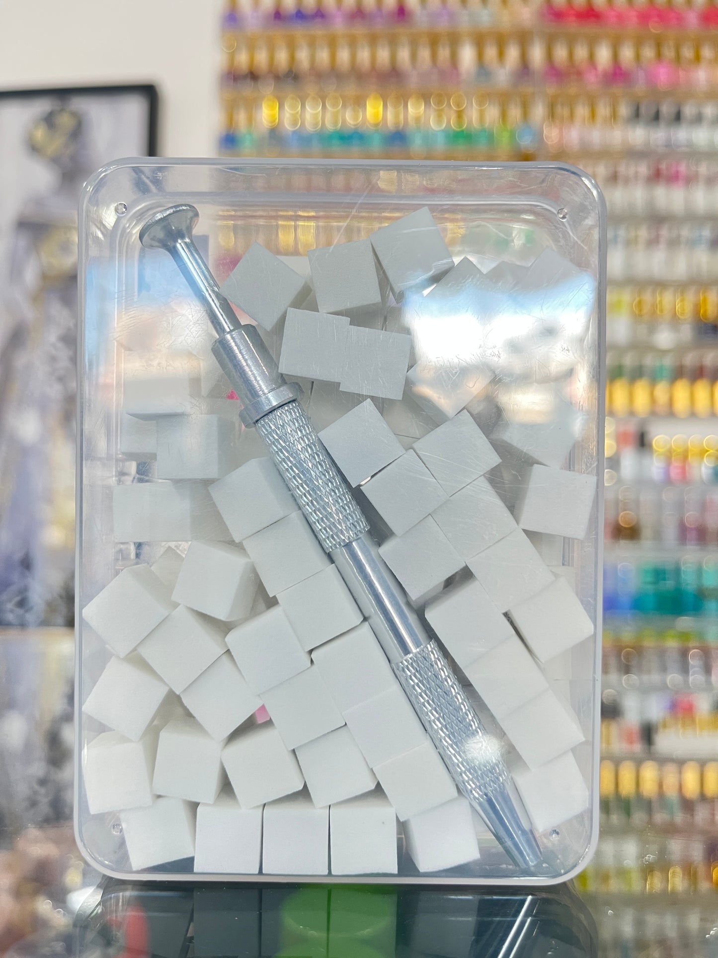 Sponge Applicator With Pen Tool