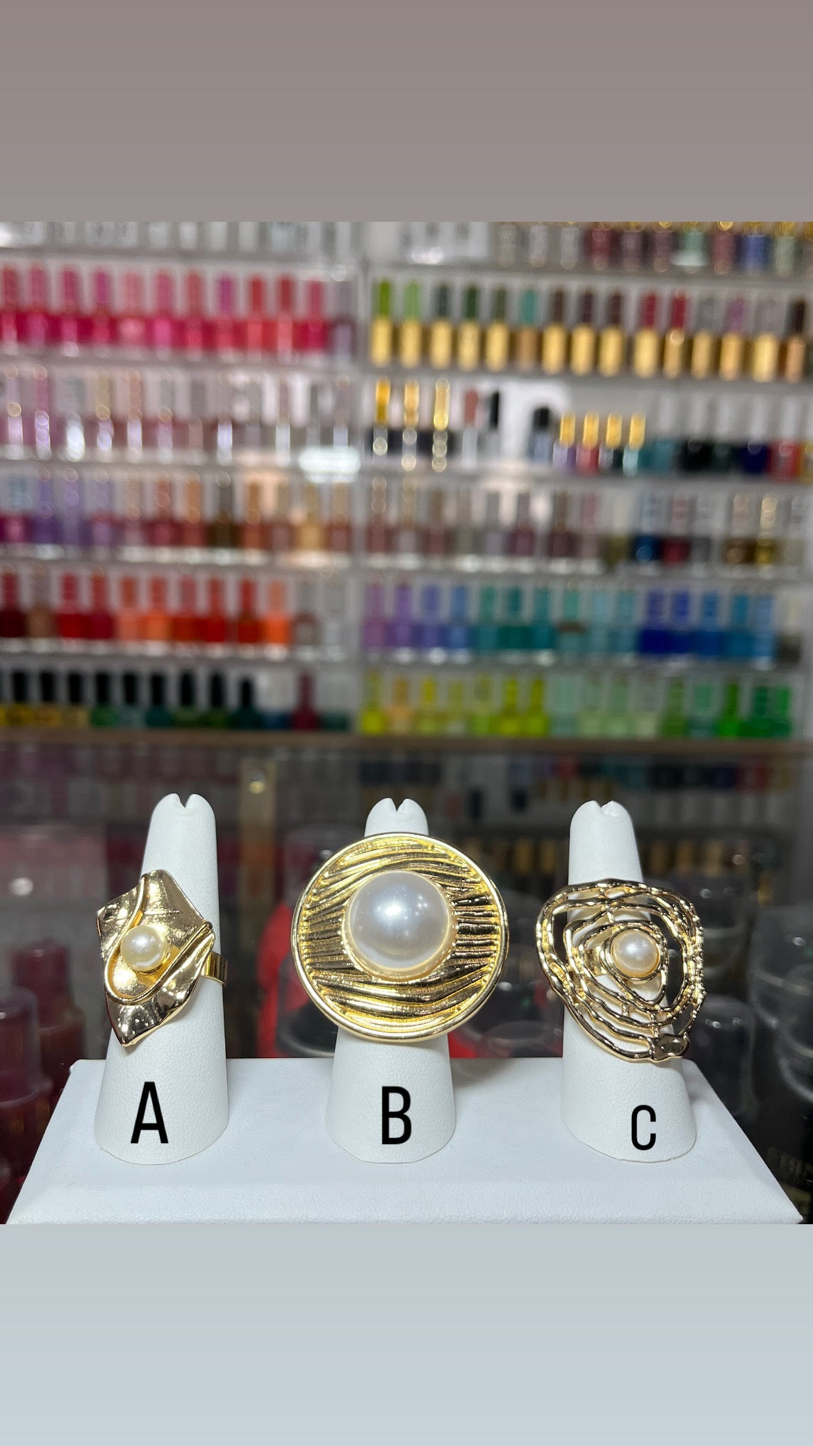 Pearl Abstract Rings
