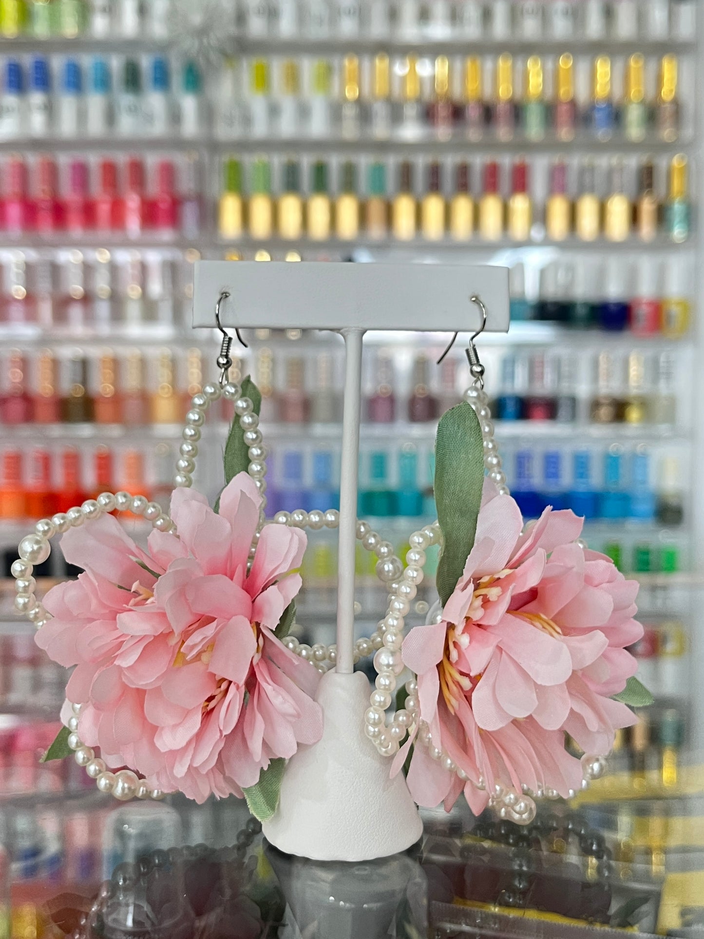 Flower Statement Earrings