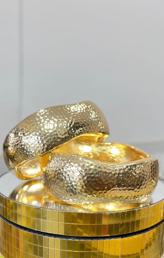 Abstract Textured Bangle