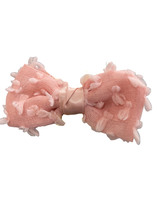 Pink Textured Bow