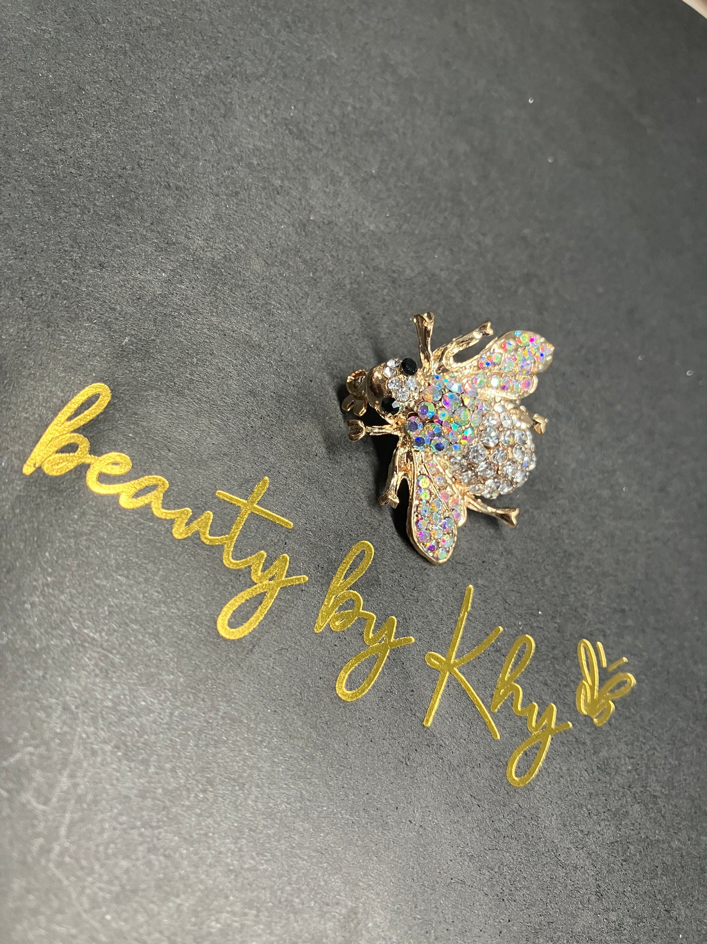 Crystal Bee Brooch