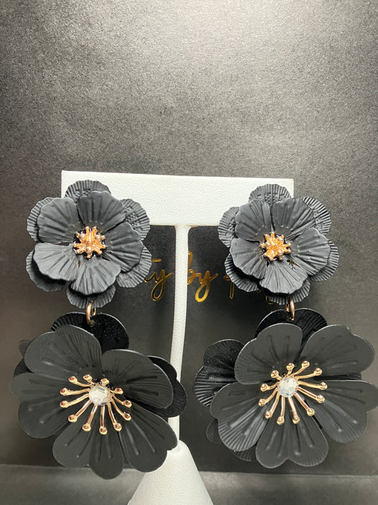 Double Flower Earrings