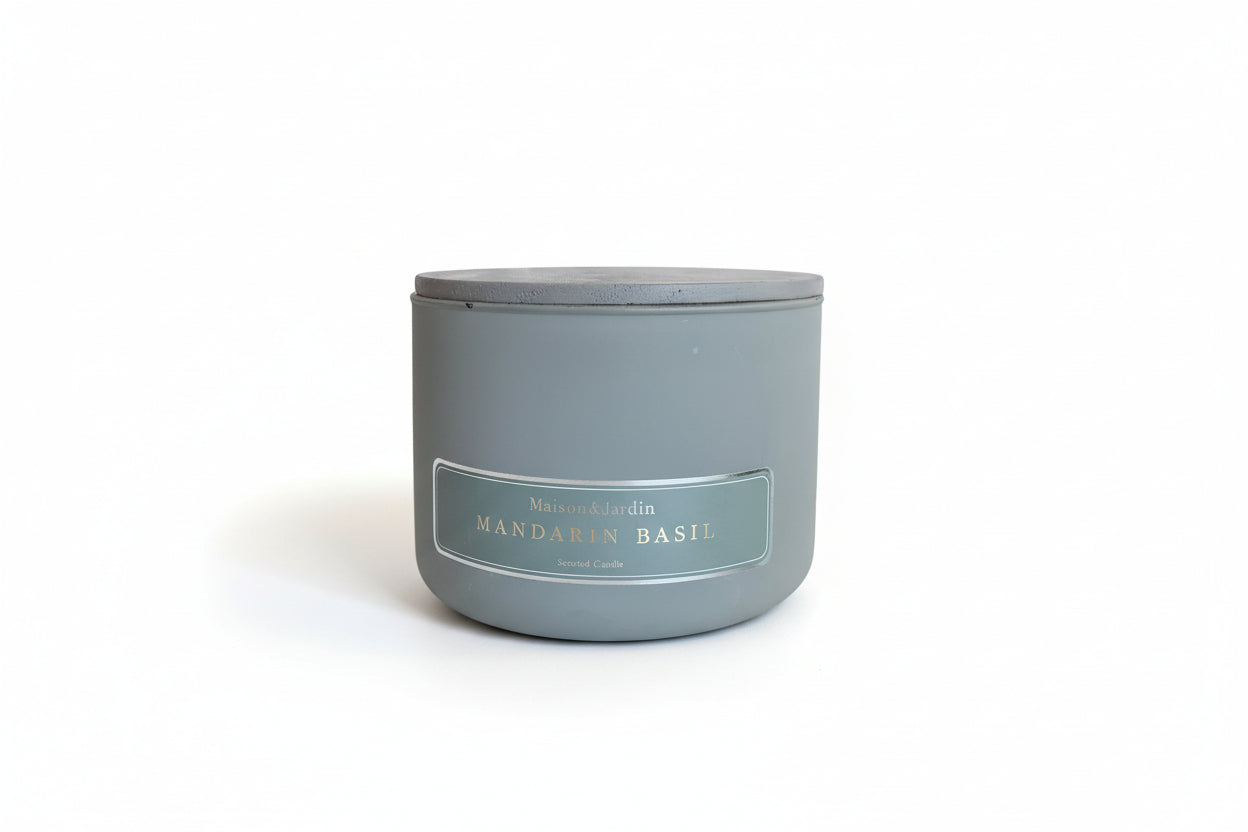 Mandarin Basil Scented Candle