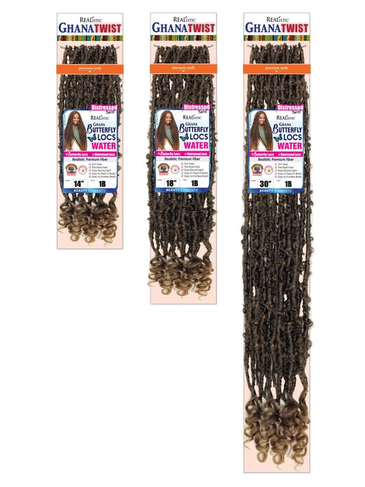GHANA Butterfly Locs Water