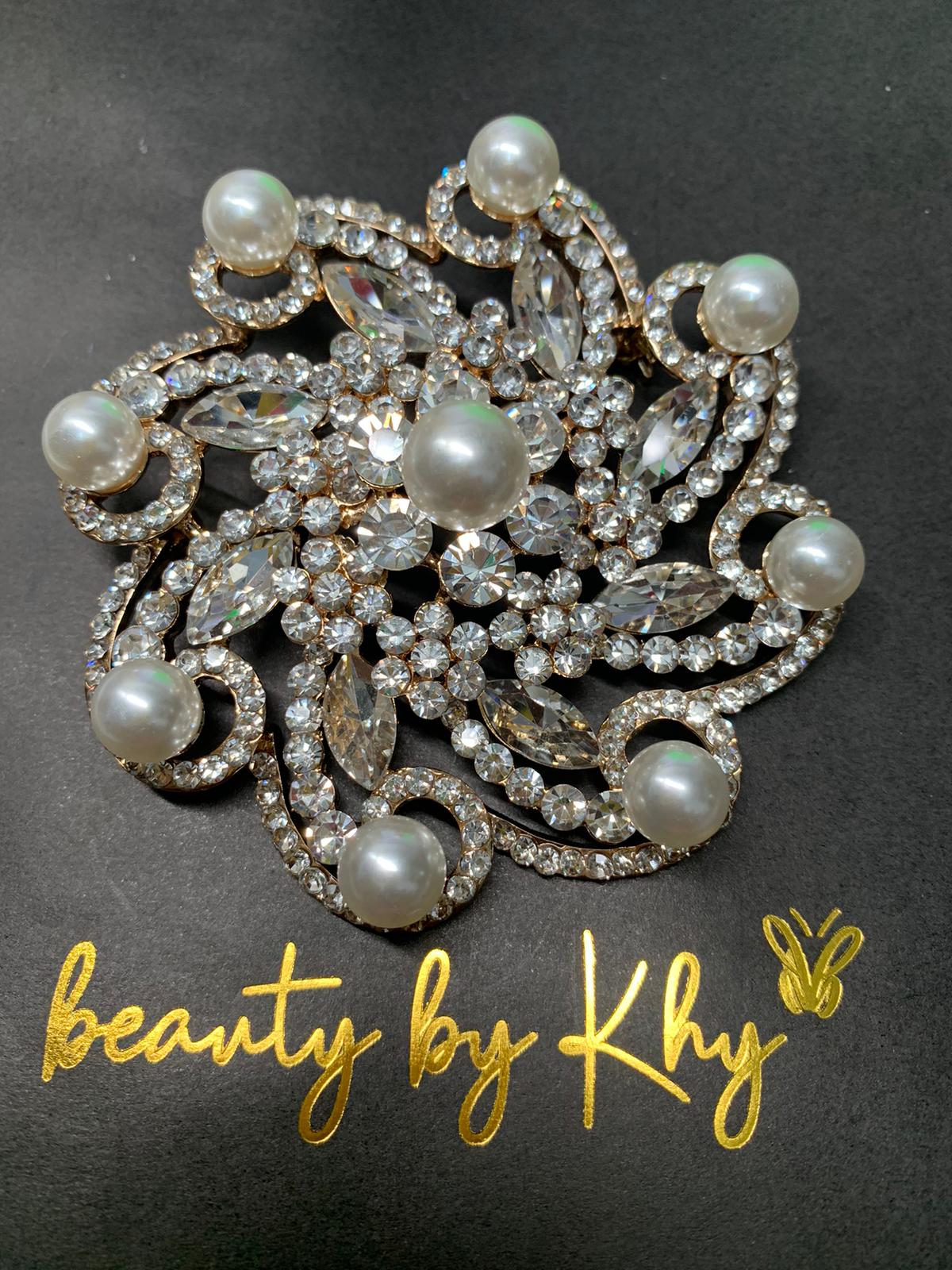 Pearl Burst Brooch