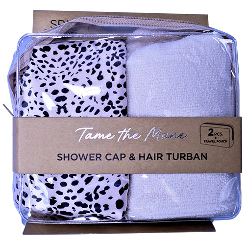 Shower Cap & Hair Turban