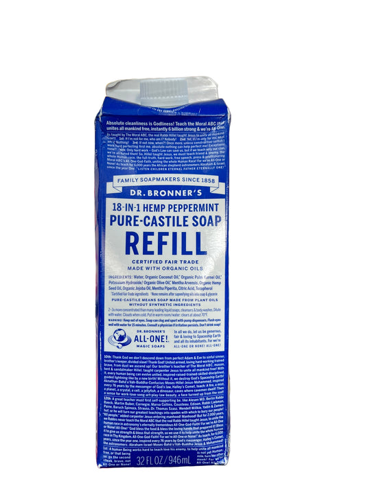 Dr.Bronner’s Pure Castile Soaps REFILLS