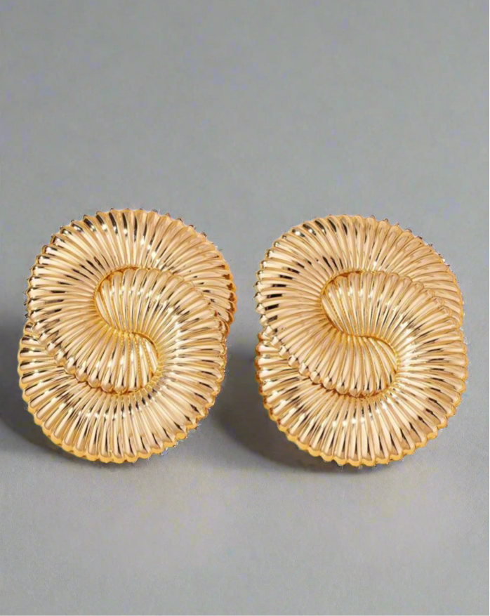 Double S Small Earrings