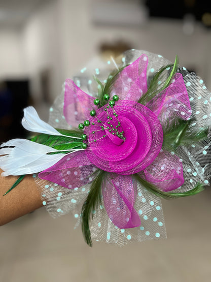 Multi-Colored Lace Fascinators