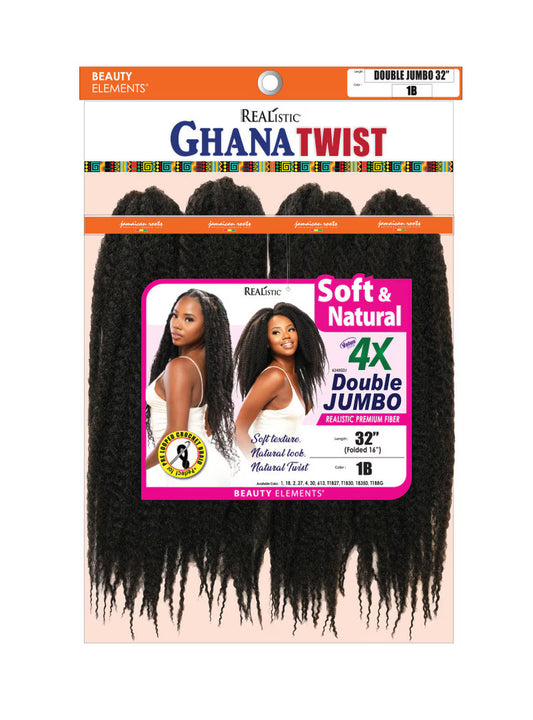 GHANA Double Jumbo Afro Twist