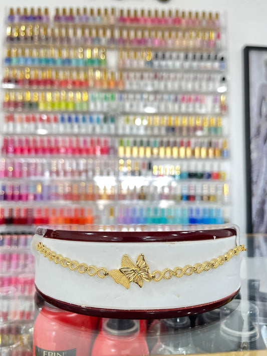 Gold Filled Butterfly Bracelet