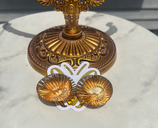 Gold Abstract Earrings