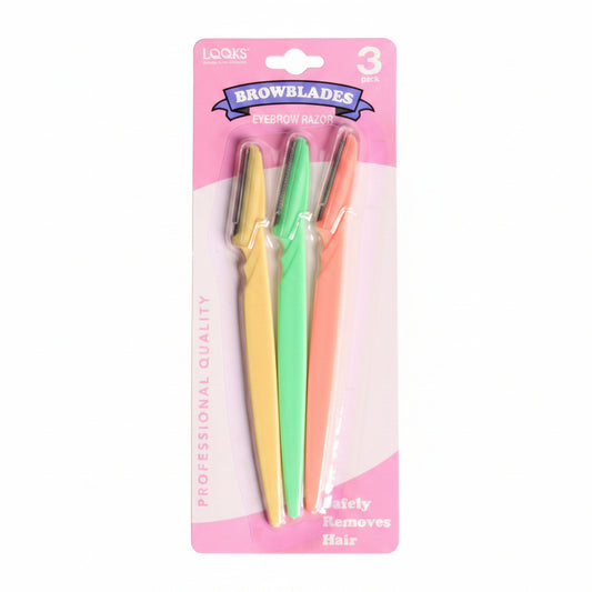 LQQKS Eyebrow Razor 3PC Blister