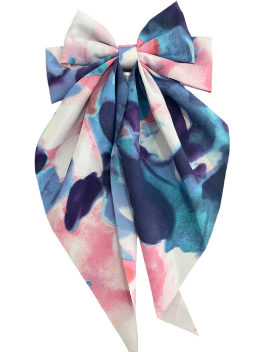 Tie Dye Hair Bow