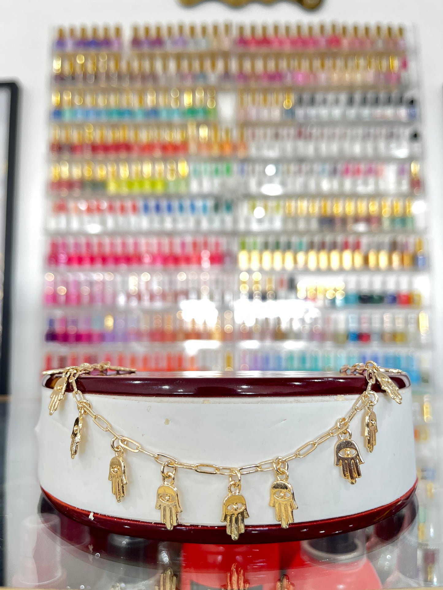 Gold Filled Evil Eye Anklet