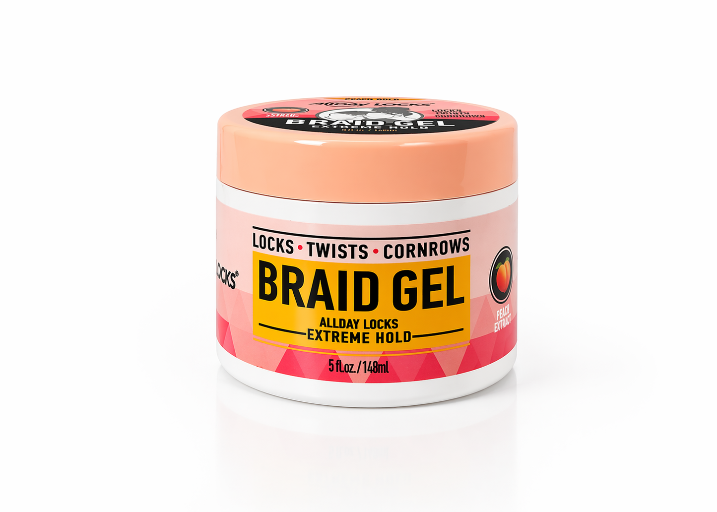 Allday LOCKS Braid Gel - Peach Gold
