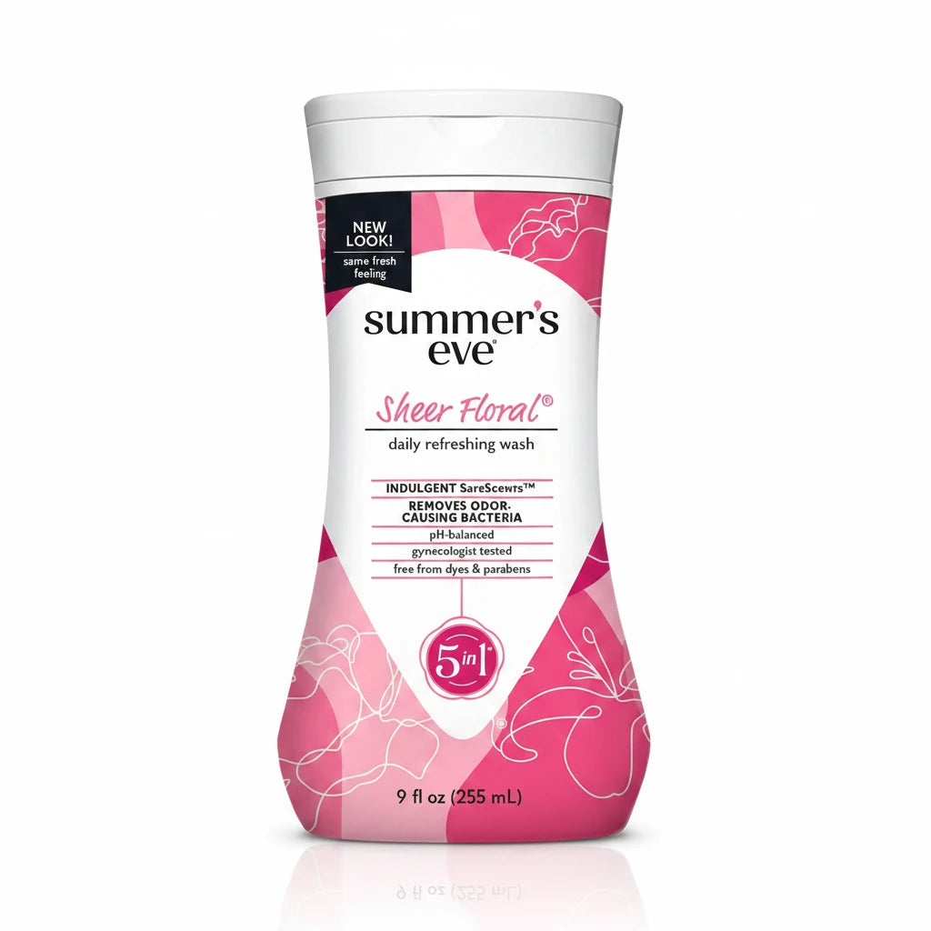 SUMMERS EVE WASH SHEER FLORAL 9 OZ