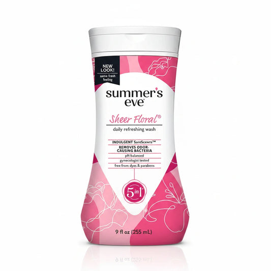 SUMMERS EVE WASH SHEER FLORAL 9 OZ