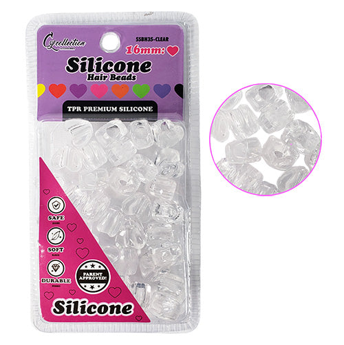 Silicone Heart Beads