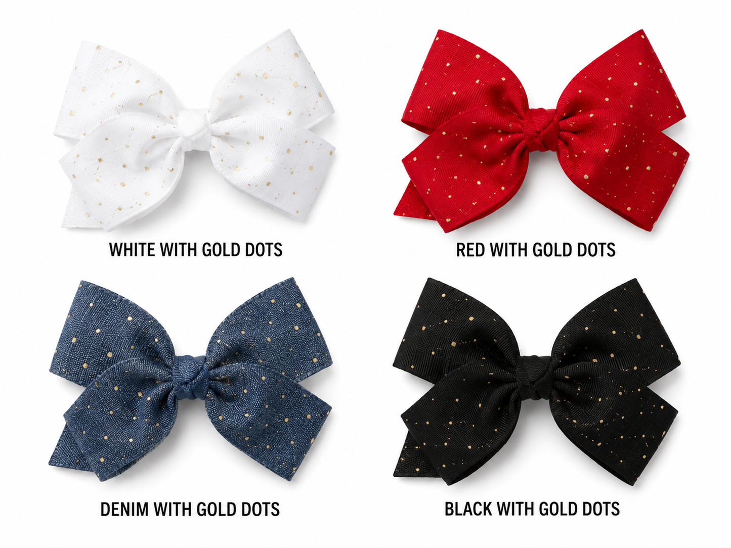 Tommy Bow With Dots