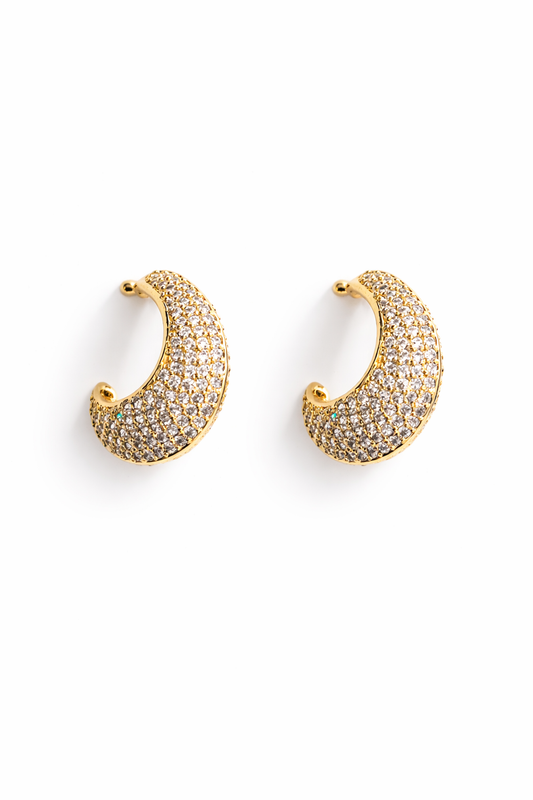 Diamond Tear Drop Studs